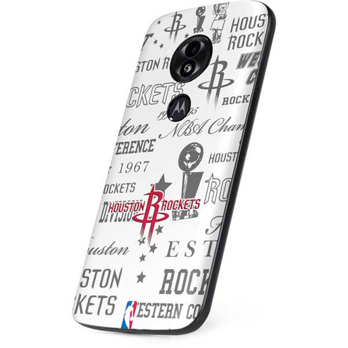 NBA Houston Rockets Historic Blast Moto E5 Play Skin